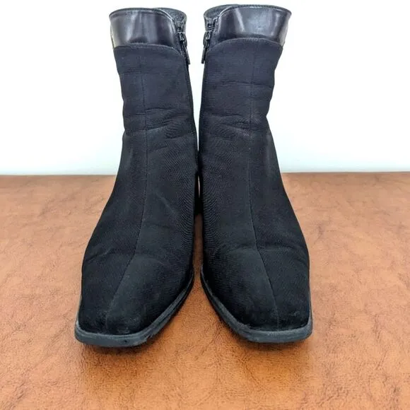 Stuart Weitzman Gore-Tex Ankle Boots Black Sz 9.5