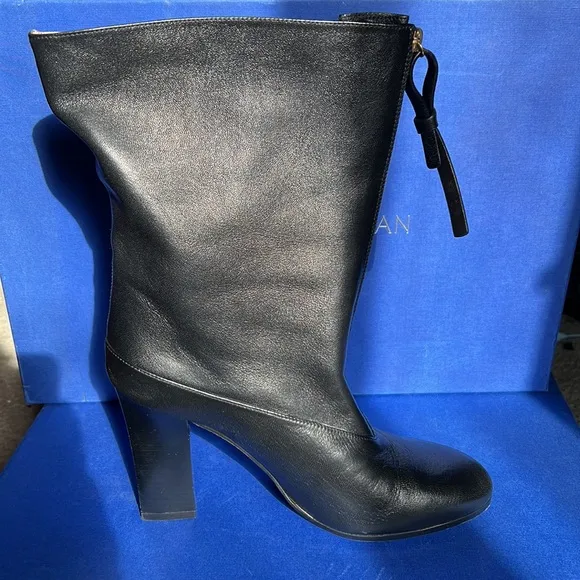 Stuart Weitzman Jett black boots. 9m