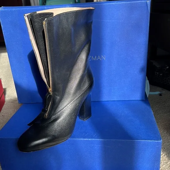 Stuart Weitzman Jett black boots. 9m