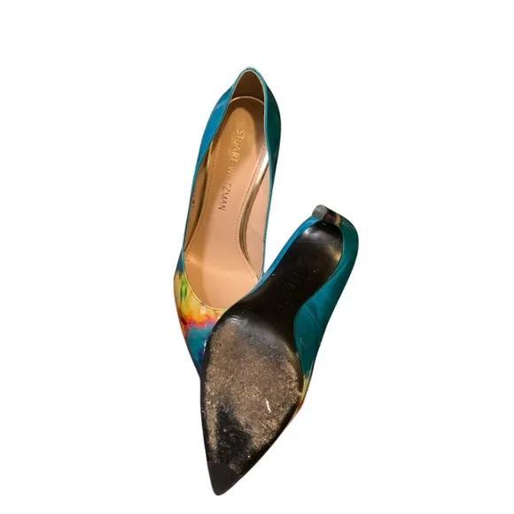Stuart Weitzman multicolor Patent Leather Printed PumpsWomen's Size: 8