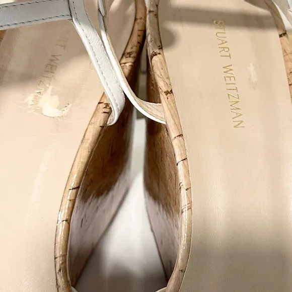 🌹STUART WEITZMAN 🌹Palmina Leather Wedge Sandals Size: 8.5