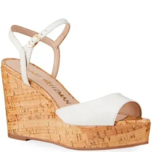 🌹STUART WEITZMAN 🌹Palmina Leather Wedge Sandals Size: 8.5