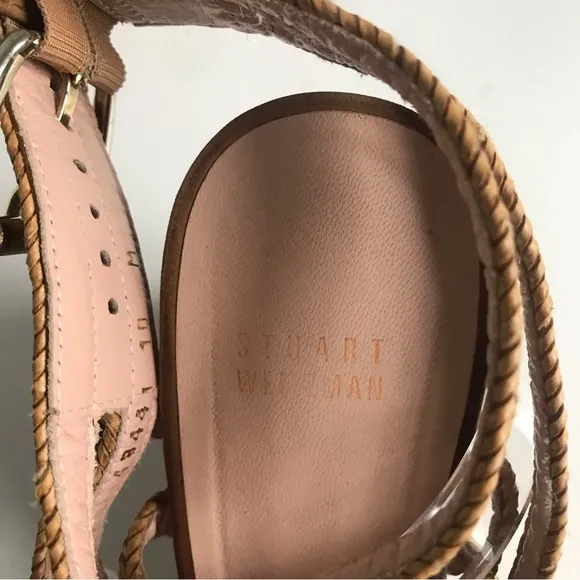 Stuart Weitzman Reins wedge sandals. Size 10