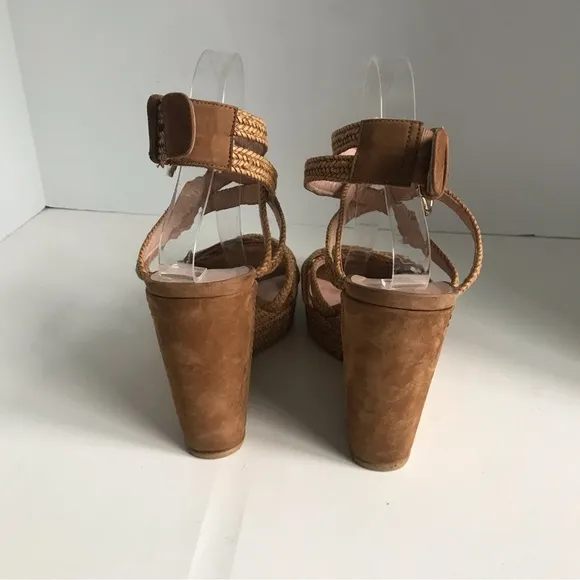 Stuart Weitzman Reins wedge sandals. Size 10