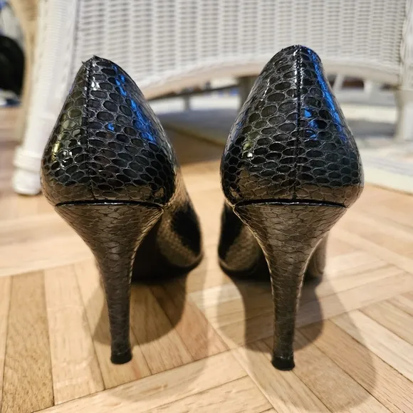 Stuart Weitzman | Sea Crystal Snake 3.5 inch heels