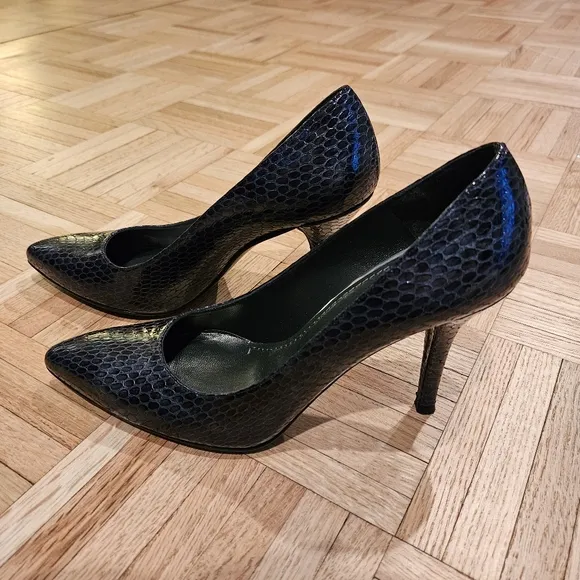 Stuart Weitzman | Sea Crystal Snake 3.5 inch heels