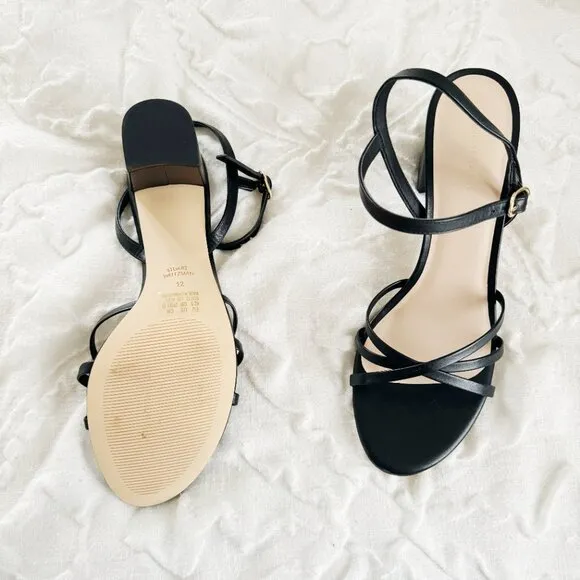 Stuart Weitzman Starla Block Heel Sandal Size 12 New