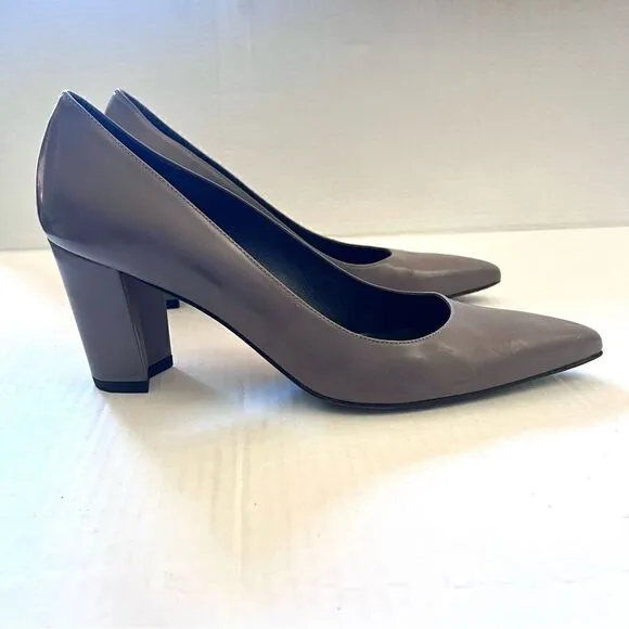 Stuart Weitzman Taupe Block Heel size 9 N