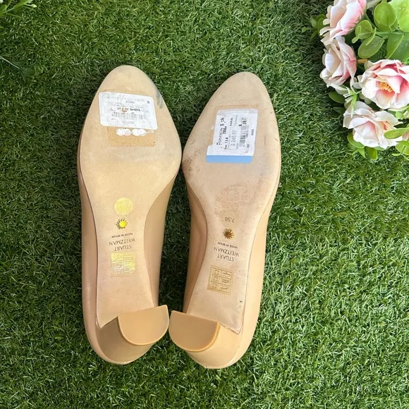 Stuart Weitzman VIDA 75 PUMP in ADOBE  women size 7.5 new