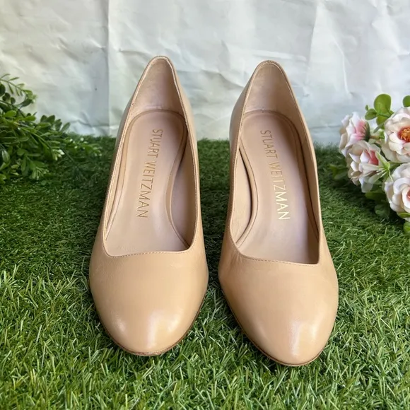 Stuart Weitzman VIDA 75 PUMP in ADOBE  women size 7.5 new