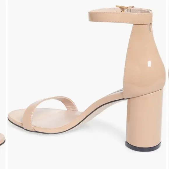 Stuart Weitzman Women's 75Lessnudist Ankle Strap shoes