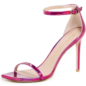 Stuart Weitzman - Women's Nudistcurve Ankle Strap High Heel Sandals