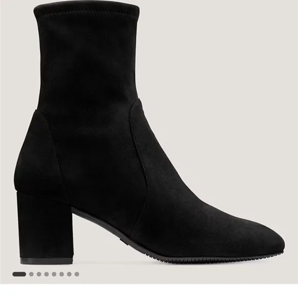 Stuart Weitzman Yuliana Red Suede Ankle Boots (60mm)