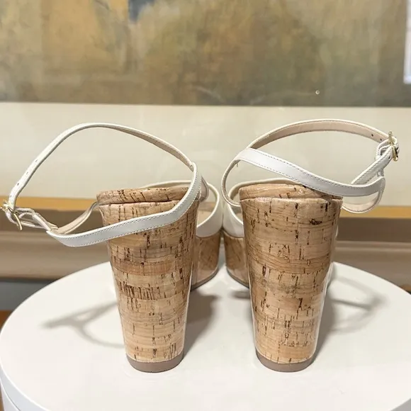 🌹STUART WEITZMAN🌹Palmina Leather Wedge Sandals Size: 9.5B