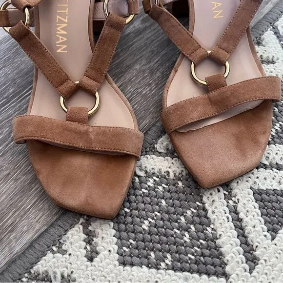 Stuart weitzman lalita 75 block heel sandals women’s size 9