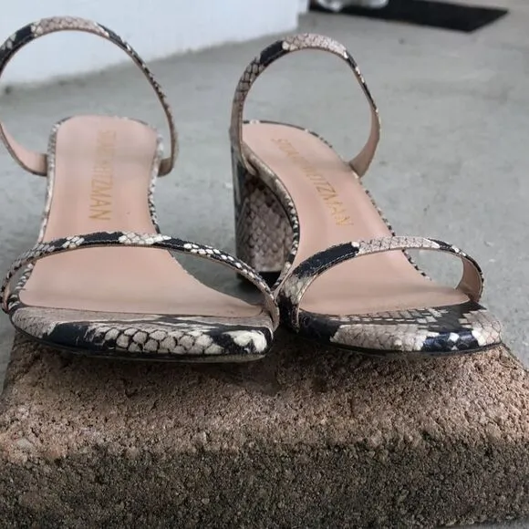 Stuart Weitzman Aleena block sandals
