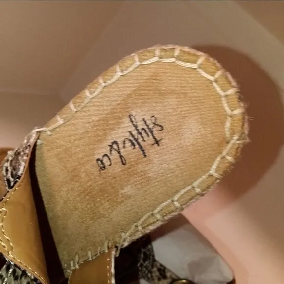 💯💥STYLE &amp; CO. FERANN WEDGE SANDALS By Macy's- Size 8💥🔥NEW Without The Box.