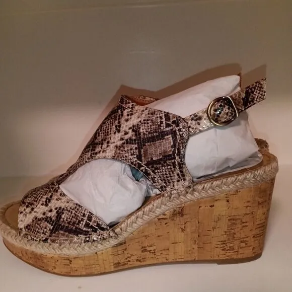 💯💥STYLE &amp; CO. FERANN WEDGE SANDALS By Macy's- Size 8💥🔥NEW Without The Box.