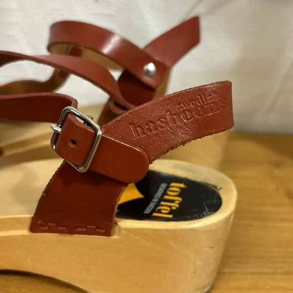 Swedish hasbeens lacy sandals