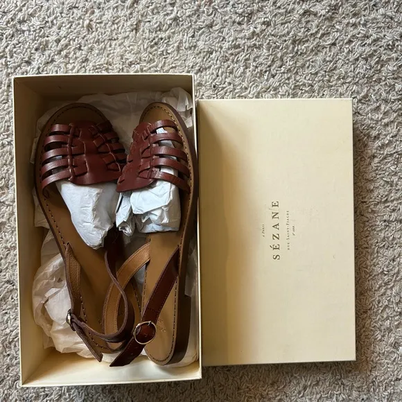 Sézane mina low sandals
