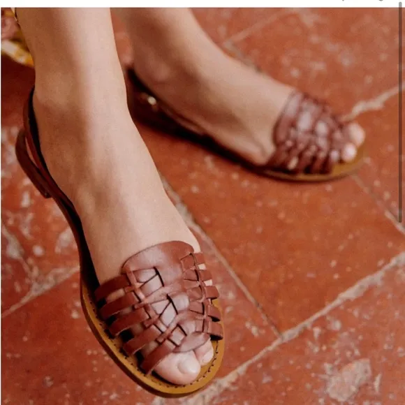 Sézane mina low sandals