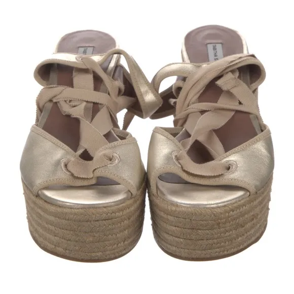Tabitha Simmons Logan Espadrille Platform Wedge - 8