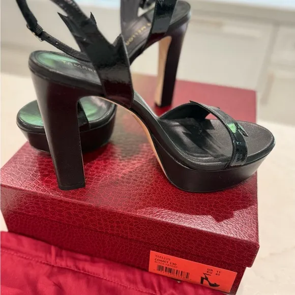 Tamara Mellon Black platform “Comet 130” new in box. Never worn! Size 41