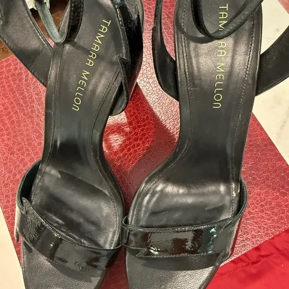 Tamara Mellon Black platform “Comet 130” new in box. Never worn! Size 41