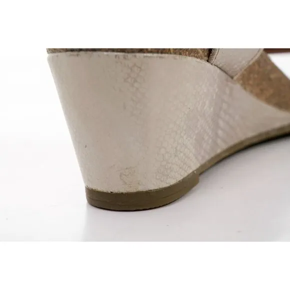 Taos Carousel 2 Wedge Leather Sandals Women's Sz 11 Shoes