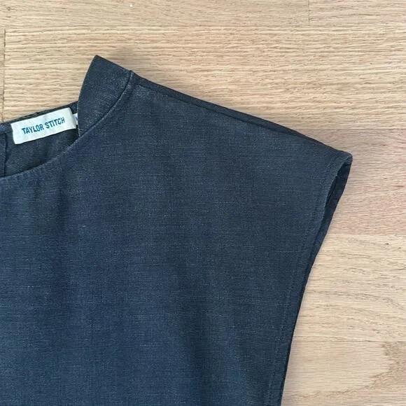 Taylor Stitch The Loma Dress Navy Size M
