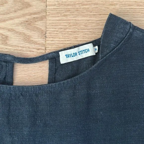 Taylor Stitch The Loma Dress Navy Size M