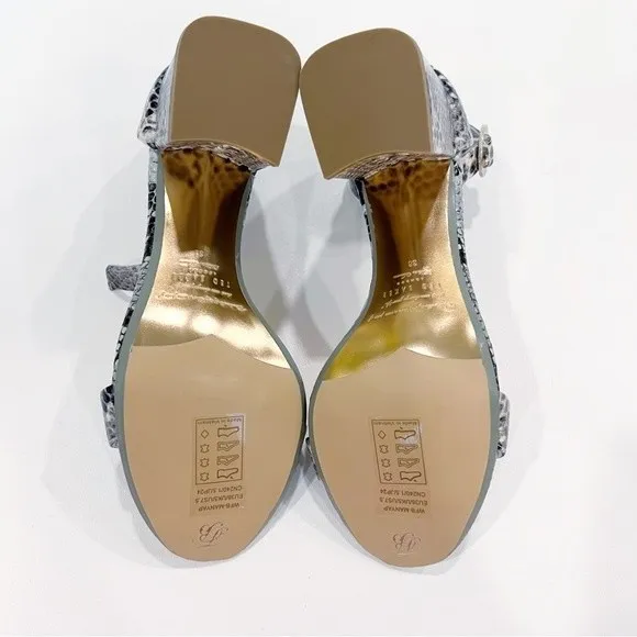 TED BAKER LONDON Manyap Snake Sandal NEW Size 38