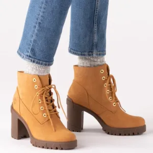 Timberland Lana 6 IN Wheat Ankle Short Boots Bootie Shoes Heels Pumps NEW