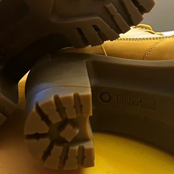 Timberland Lana Block Heel Wheat Nubuck Bootie Boots
