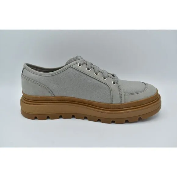 Timberland Womens Size 8 Ray City EK  Grey Canvas Oxford Platform Shoes Sneakers