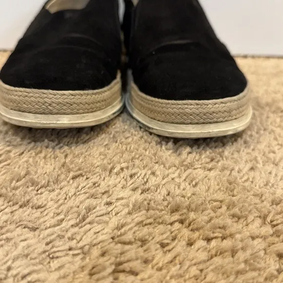 Tods $695 Mens Black Suede Low Top Round Toe Slip-On Casual Shoes Size 5