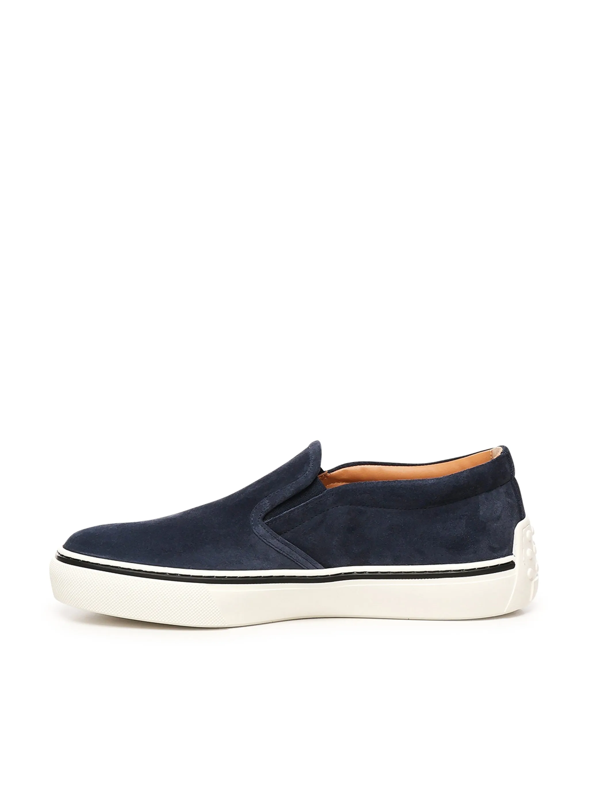 Tod's Blue Suede Loafers