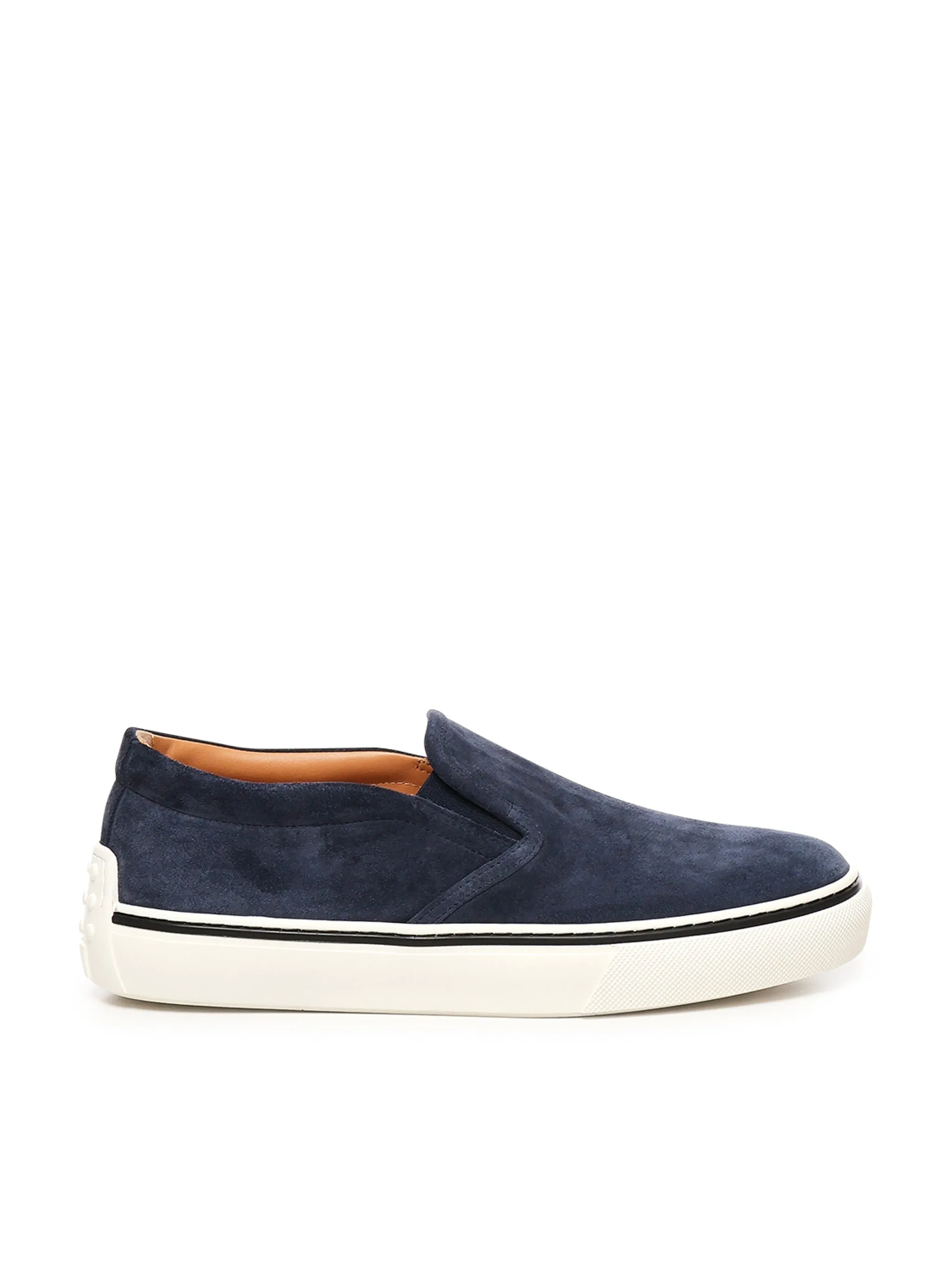 Tod's Blue Suede Loafers