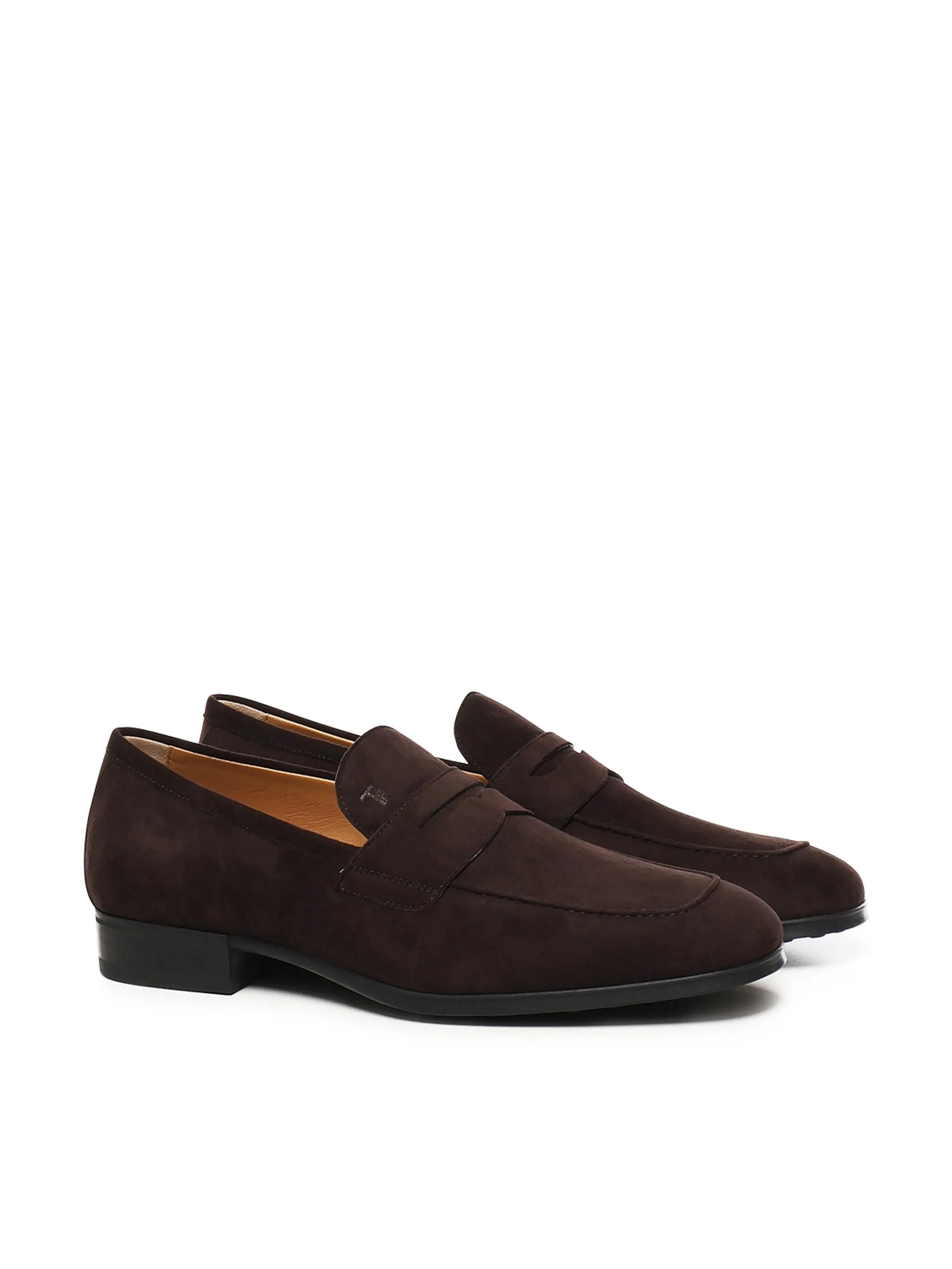Tod's Brown Suede Loafers
