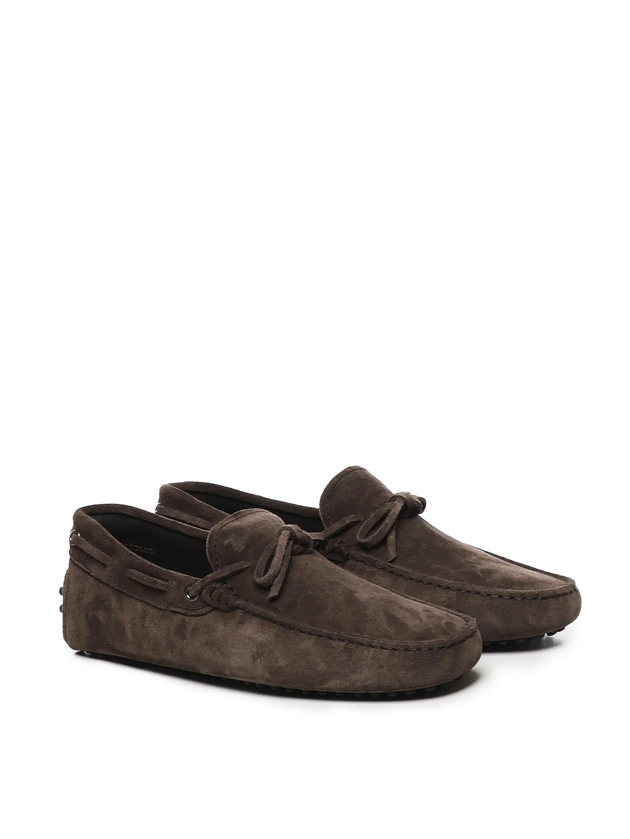 Tod's Gommino Testa di Moro Suede Loafers