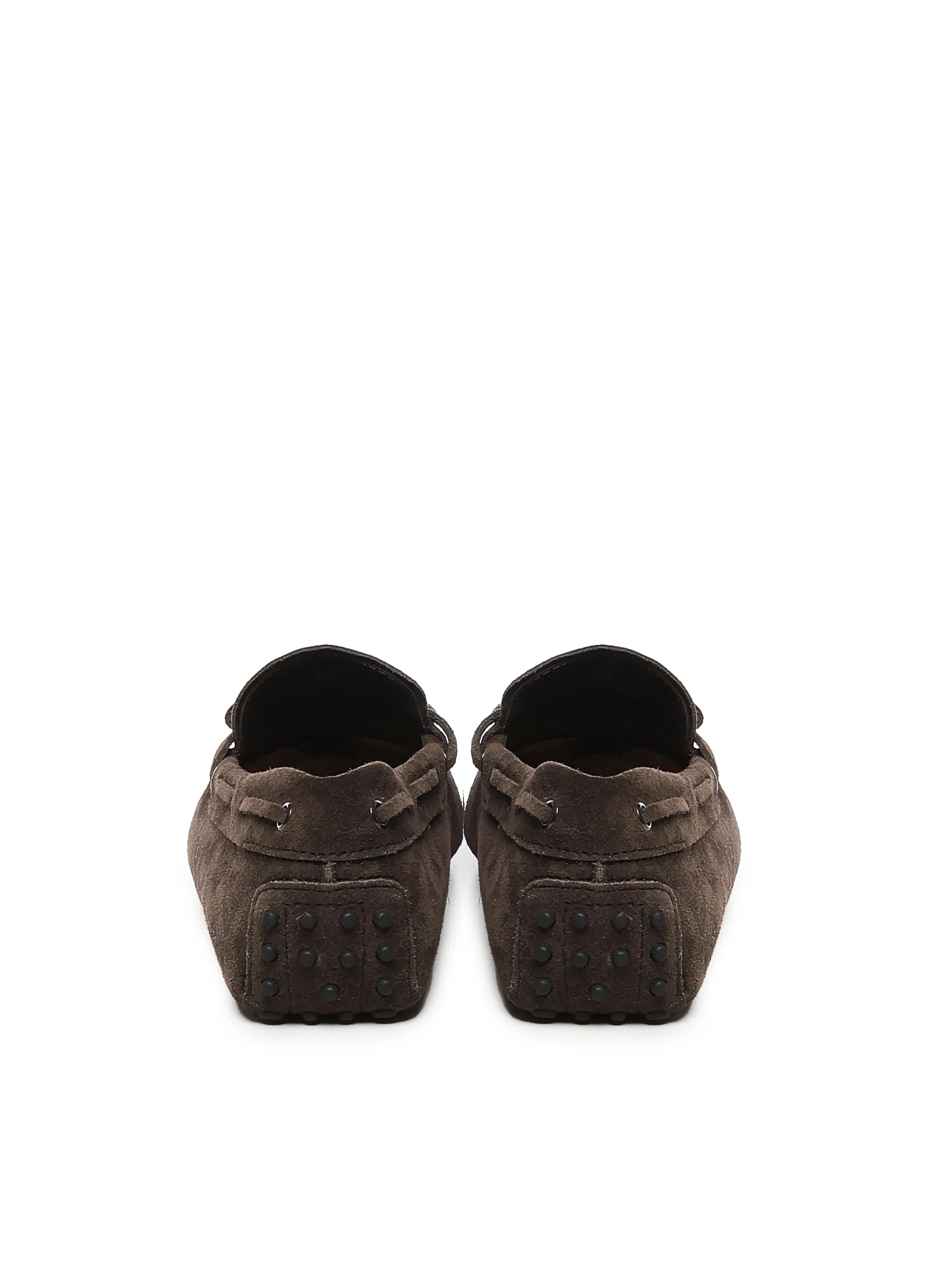 Tod's Gommino Testa di Moro Suede Loafers