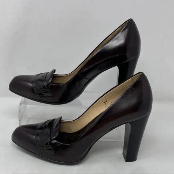 Tod's pumps, CHOCOLATE brown, gorgeous size 37 (6.5)