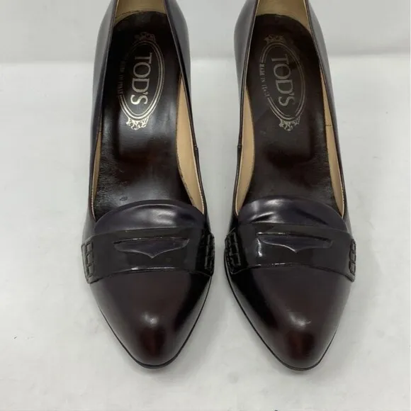 Tod's pumps, CHOCOLATE brown, gorgeous size 37 (6.5)