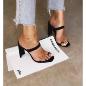 Tony Bianco Black Heel Sierra Sandals