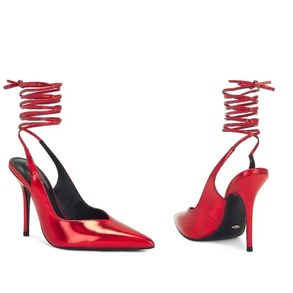 TONY BIANCO Red Glint Pump