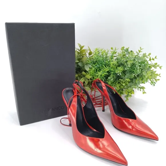 TONY BIANCO Red Glint Pump