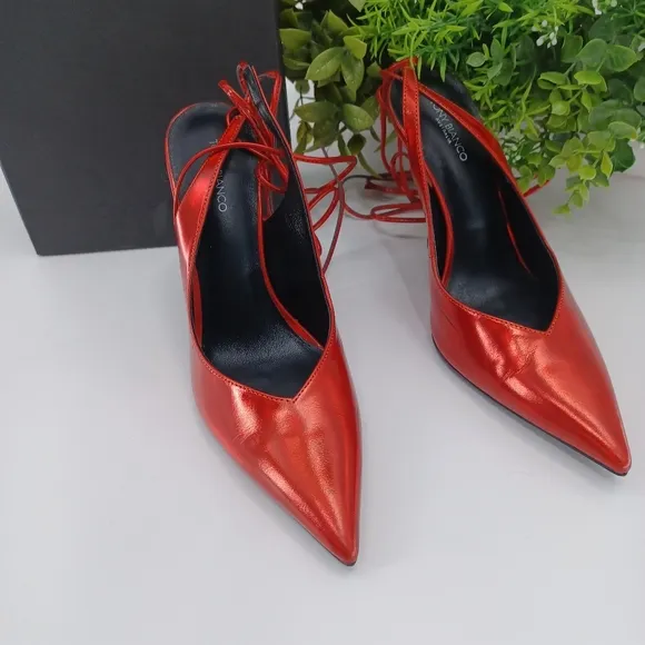 TONY BIANCO Red Glint Pump
