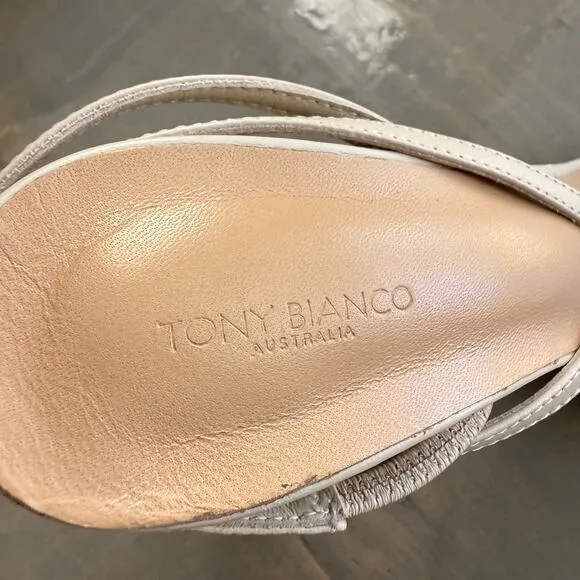 Tony Bianco Vanilla Nappa Lilly Sandal Sz 9.5