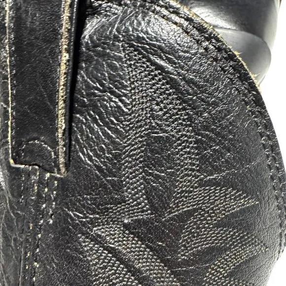 Tony Lama Black Cowboy Western Boots Black Size 12