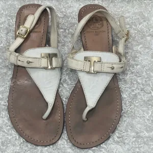 Tory Burch Casey T Strap  Thong Wedge Sandals